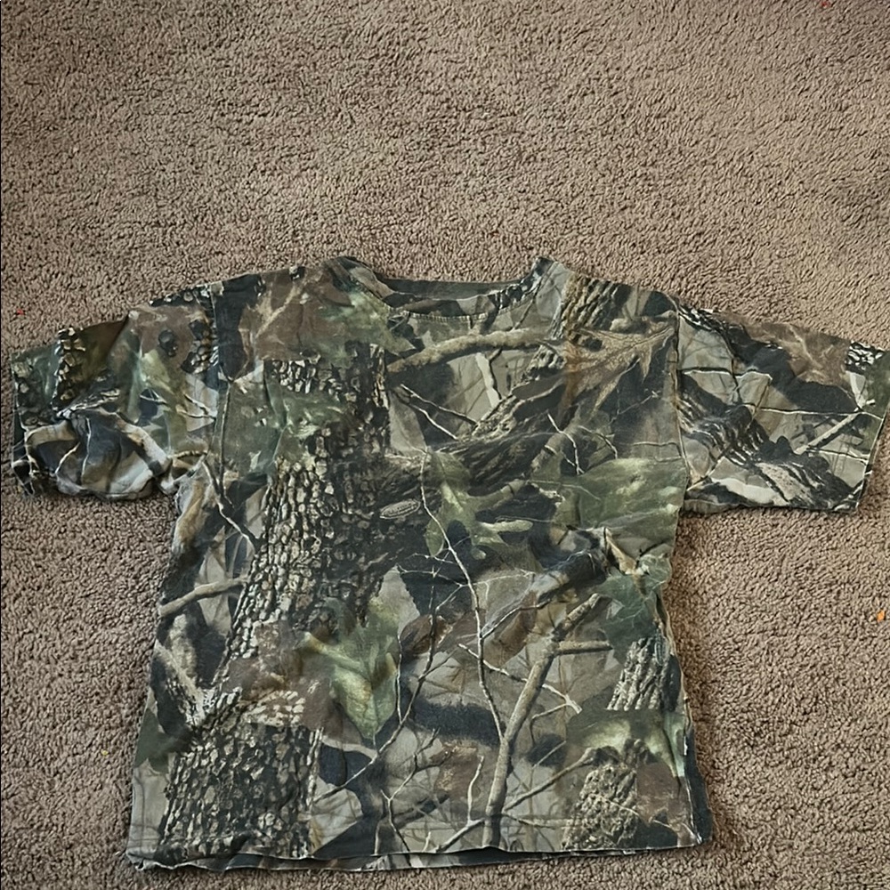 Realtree Camouflage Kids Short Sleeve Tee